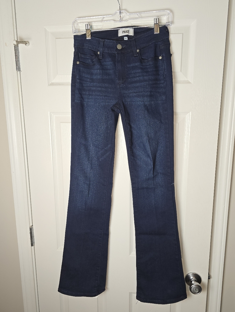 PAIGE Women’s Dark Blue Bootcut Jeans Size 26